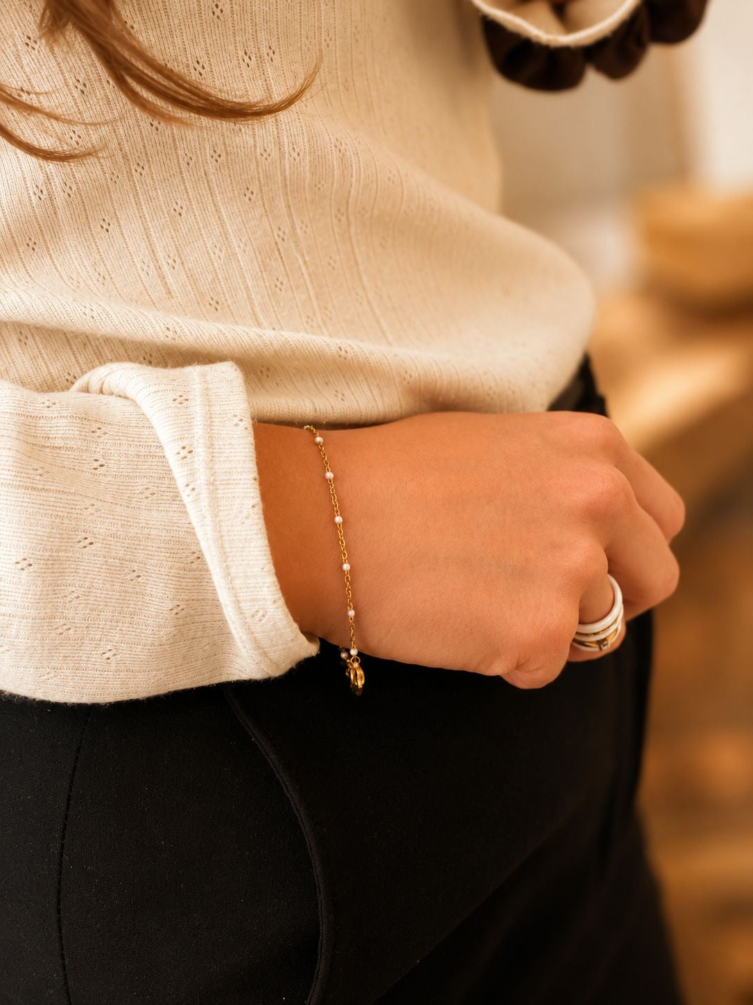 Bracelet Azélia Blanc Glaia Collection