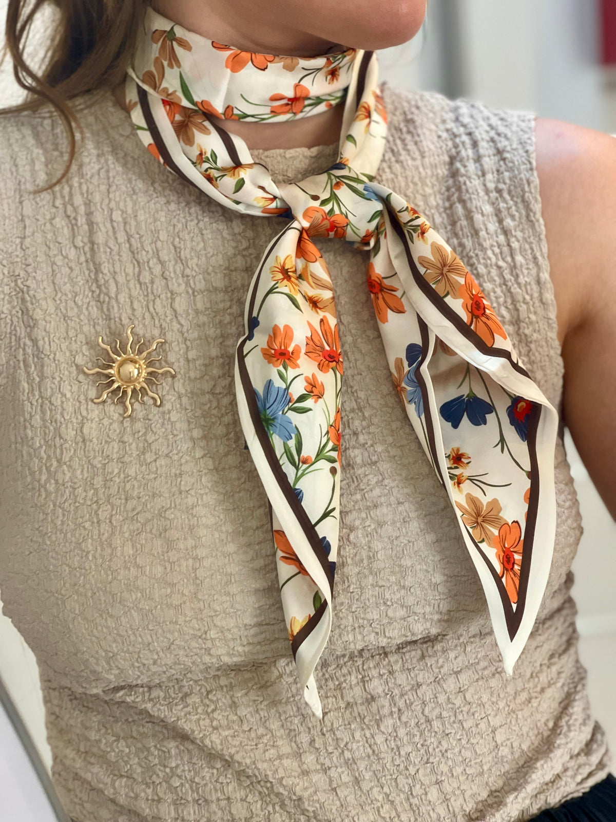 Foulard Longia coloris B Glaia Collection