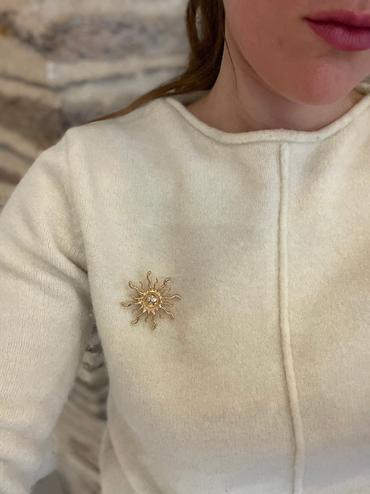 Broche Soleil Glaia Collection