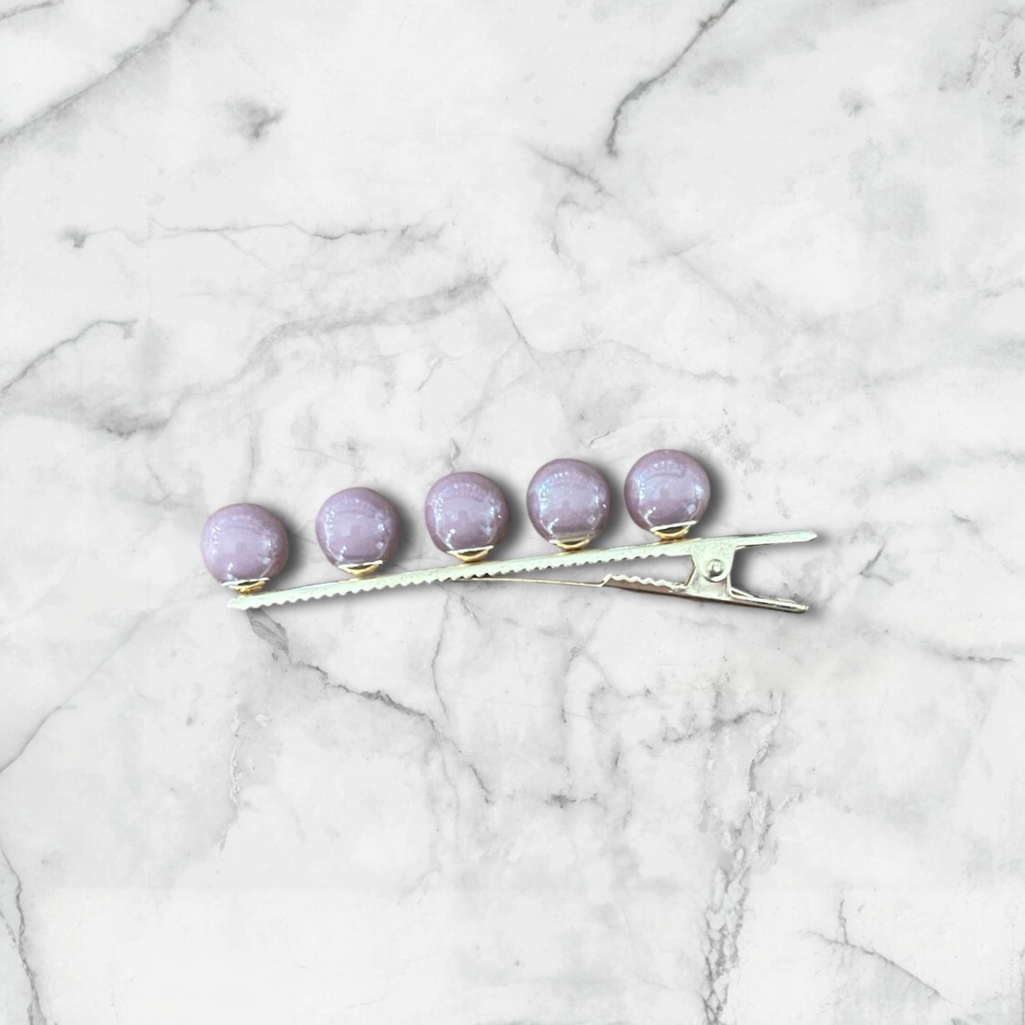 Pince à cheveux en perles pour femmes, accessoire élégant
