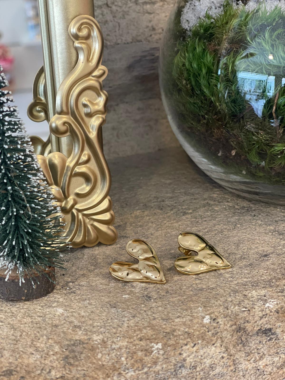 Boucles Cœur Sculpté Glaia Collection