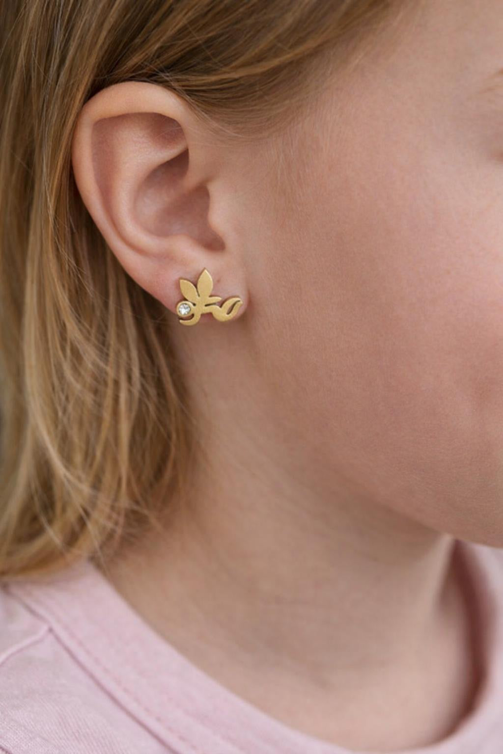 Boucle d'oreille enfant fée Glaia Collection