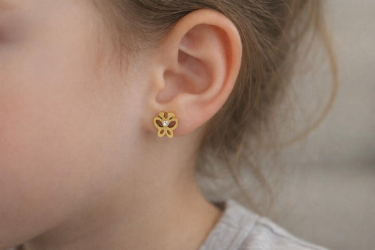 Boucles d'oreilles enfants papillon Glaia Collection