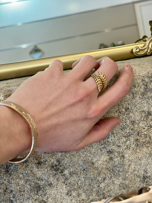 Bague Feuille