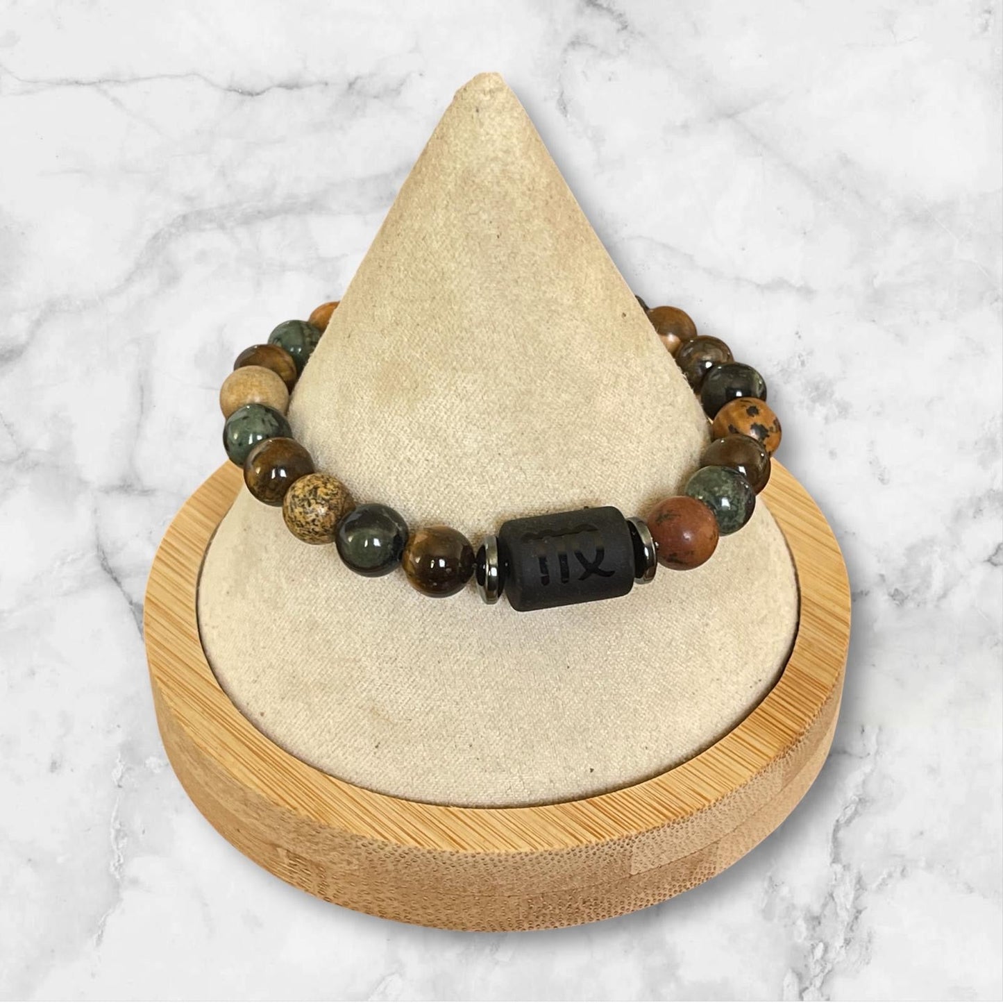 Bracelet  astro en perles naturelles Glaia Collection