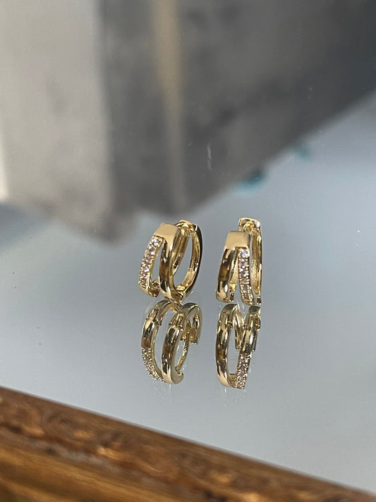 Boucles d’oreilles créoles France Glaia Collection