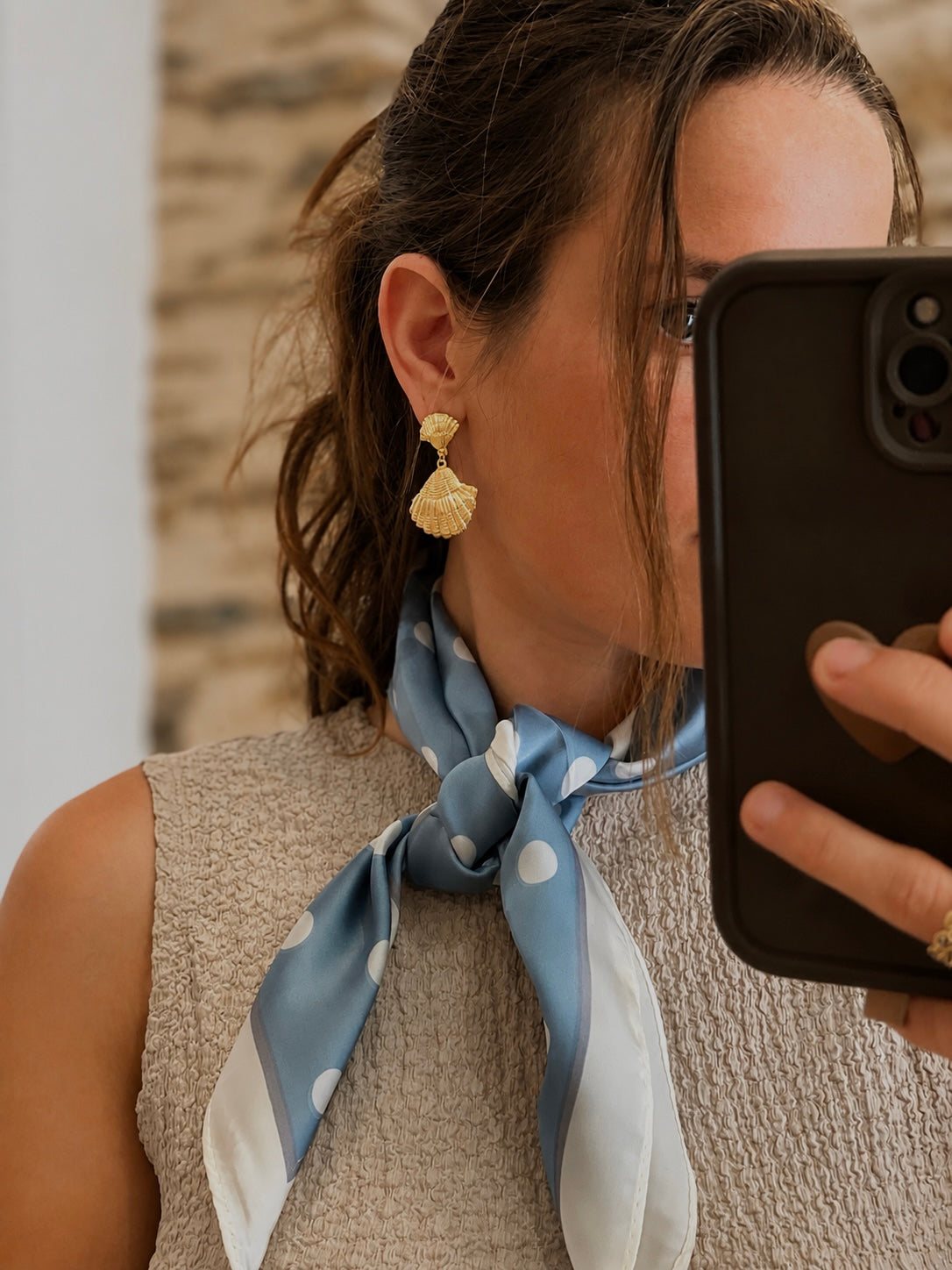 Foulard Pois Glaia Collection