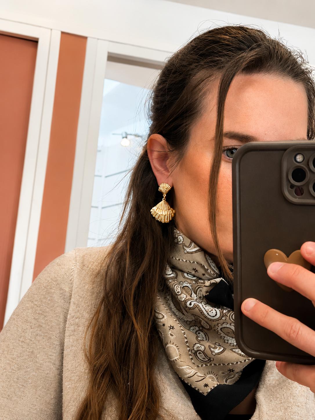 Boucles d’oreilles Coquillages Glaia Collection