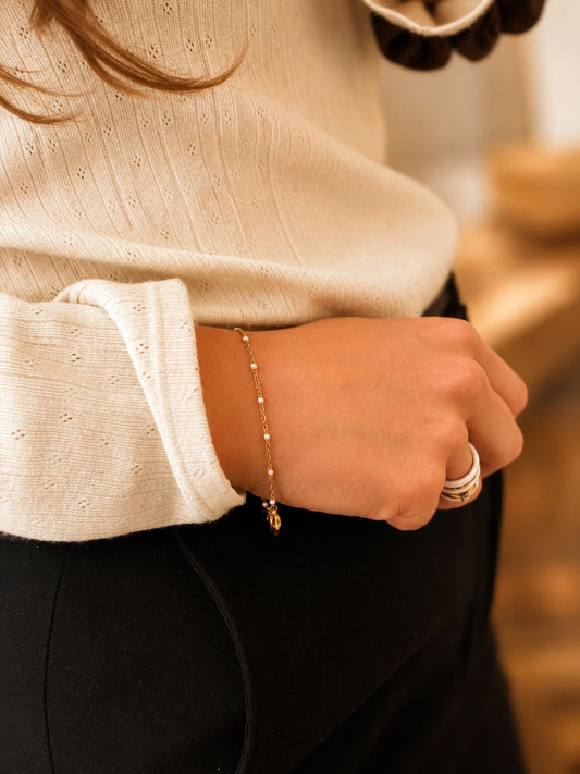 Bracelet Azélia Blanc Glaia Collection