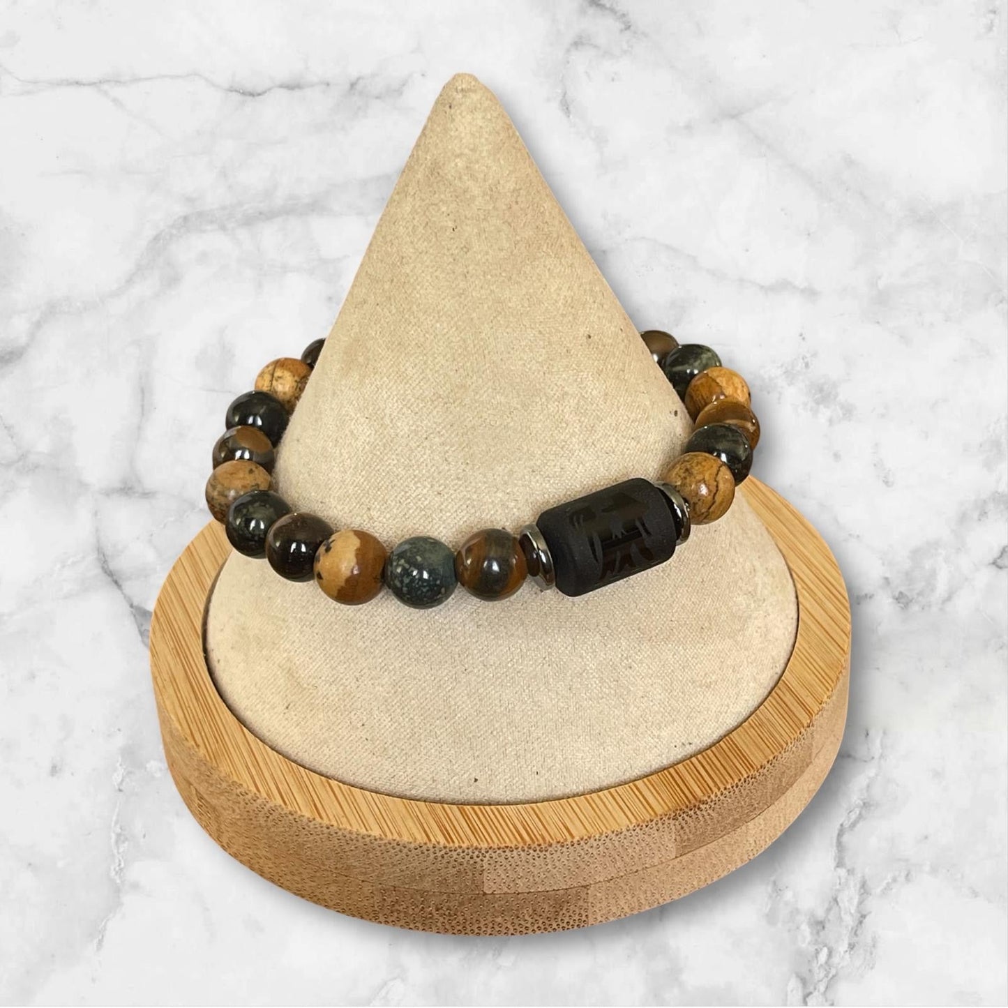 Bracelet  astro en perles naturelles Glaia Collection