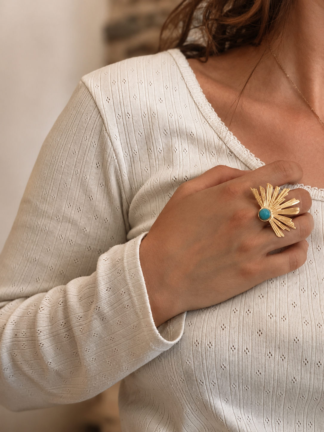 Bague turquoise Glaia Collection