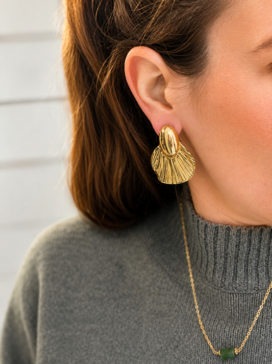 Boucles d’oreilles Éventail Glaia Collection