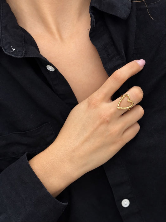 Bague Cœur Ouvert Glaia Collection