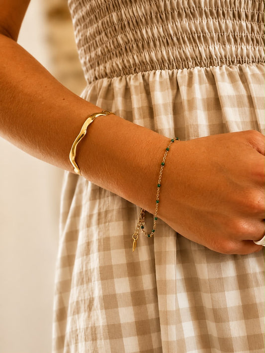 Bracelet Azélia Vert Glaia Collection