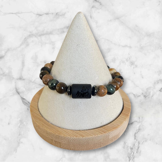Bracelet  astro en perles naturelles Glaia Collection