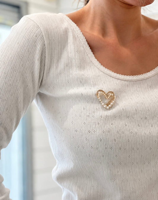 Broche Cœur 2 Glaia Collection