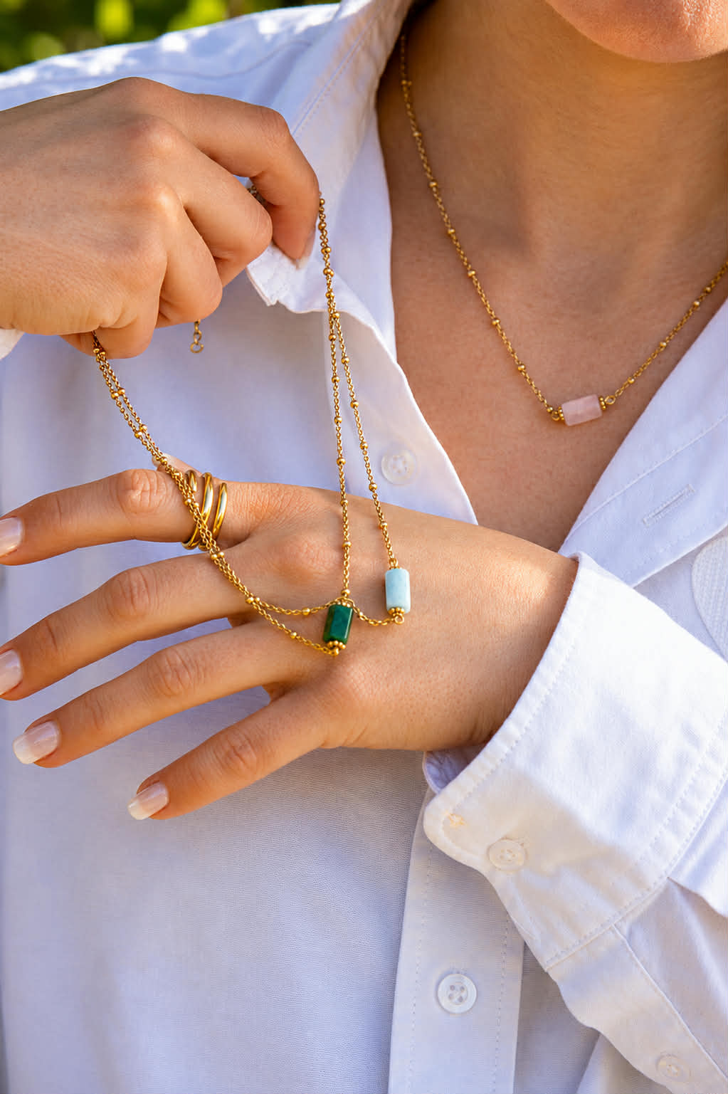 Collier Amazonite Glaia Collection
