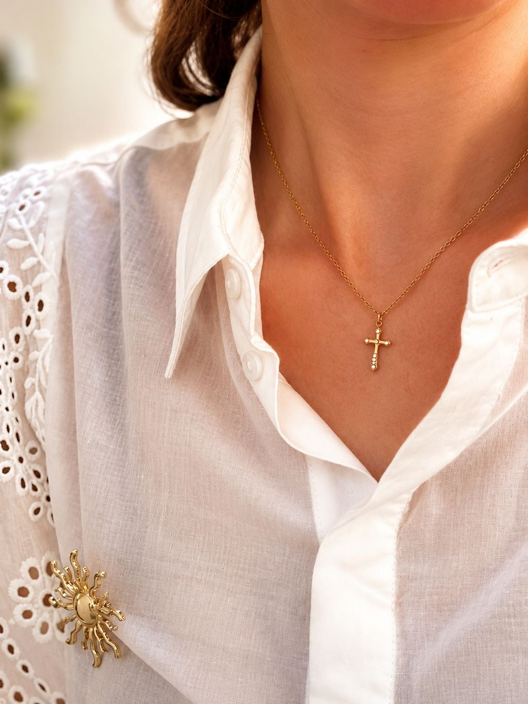 Collier Croix Glaia Collection