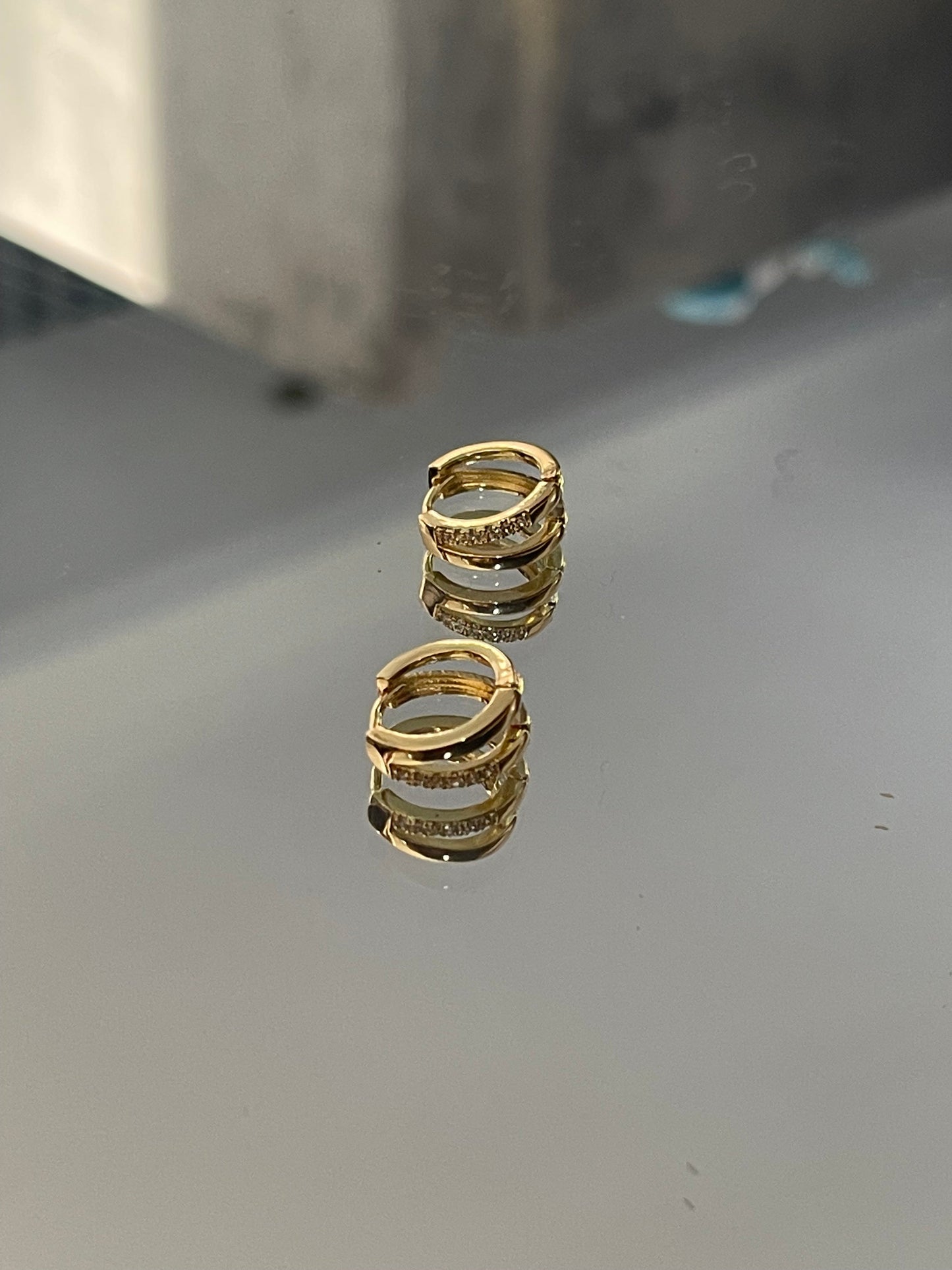 Boucles d’oreilles créoles France Glaia Collection