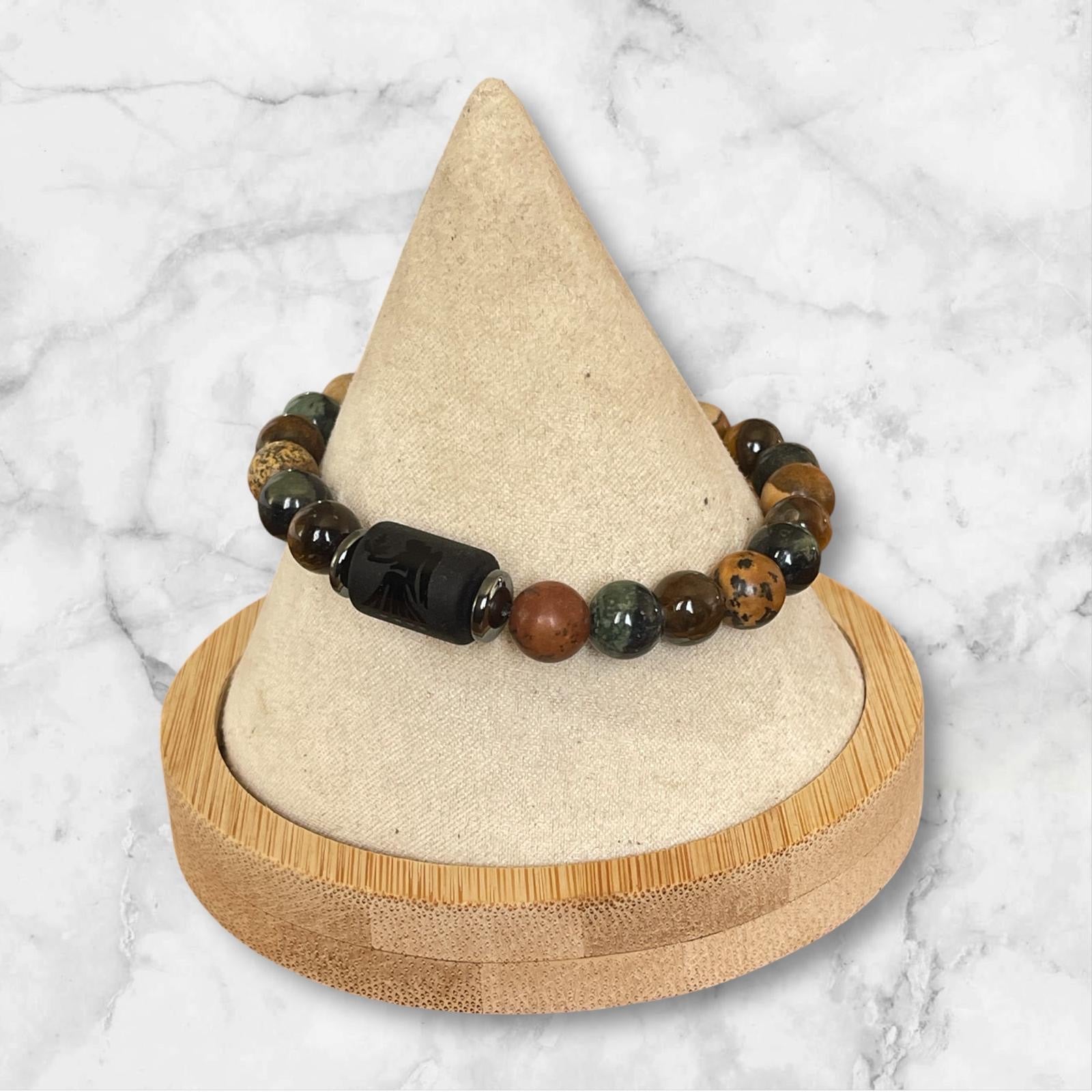 Bracelet  astro en perles naturelles Glaia Collection