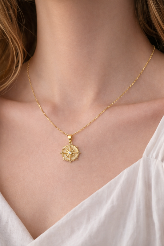 Collier Médaillon Étoile