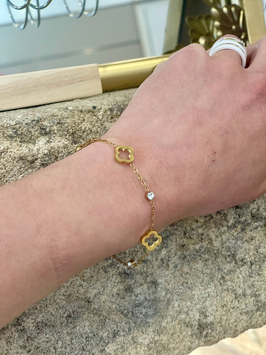 Bracelet trèfle Glaia Collection