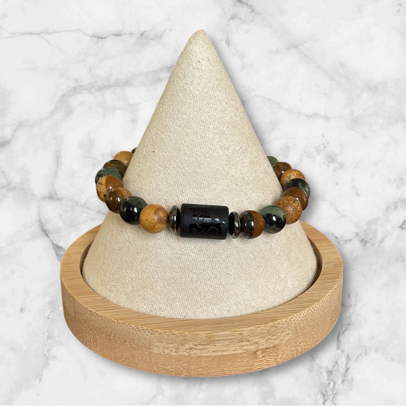 Bracelet  astro en perles naturelles Glaia Collection