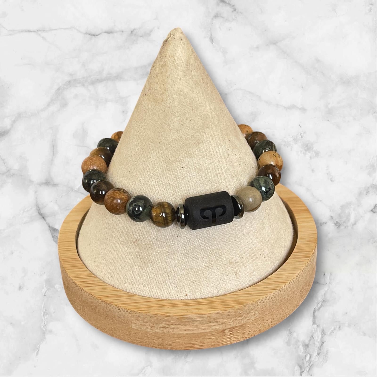 Bracelet  astro en perles naturelles Glaia Collection