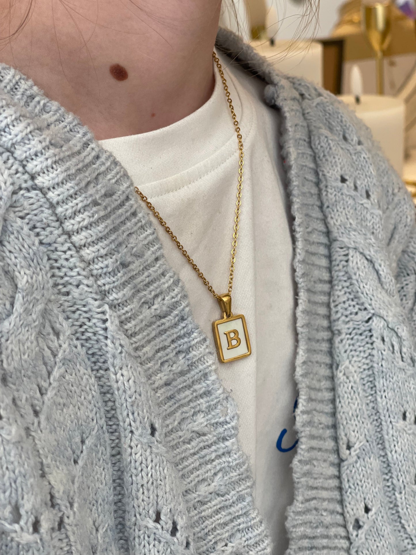 Collier Lettre Glaia Collection