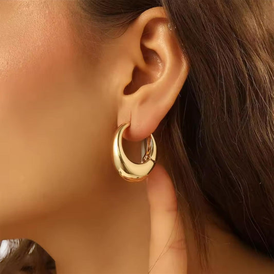 Boucles d’oreilles créole goutte Glaia Collection