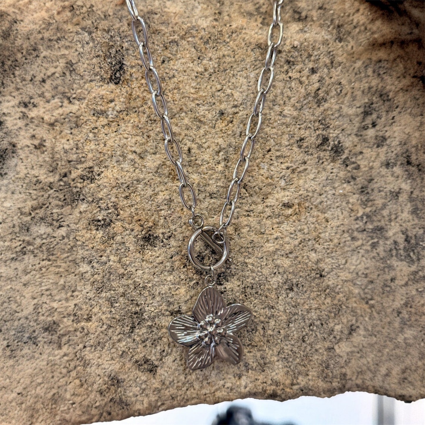 Collier Fleur d’Argent Glaia Collection