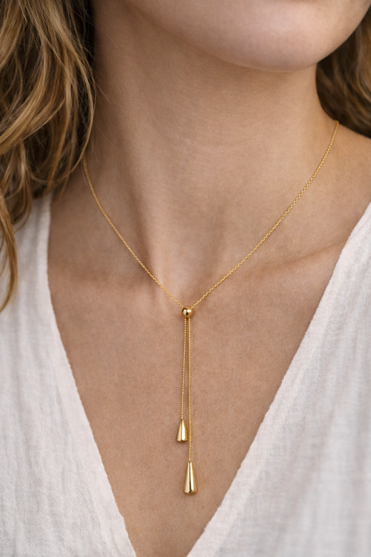 Collier Ajustable Lariat Glaia Collection