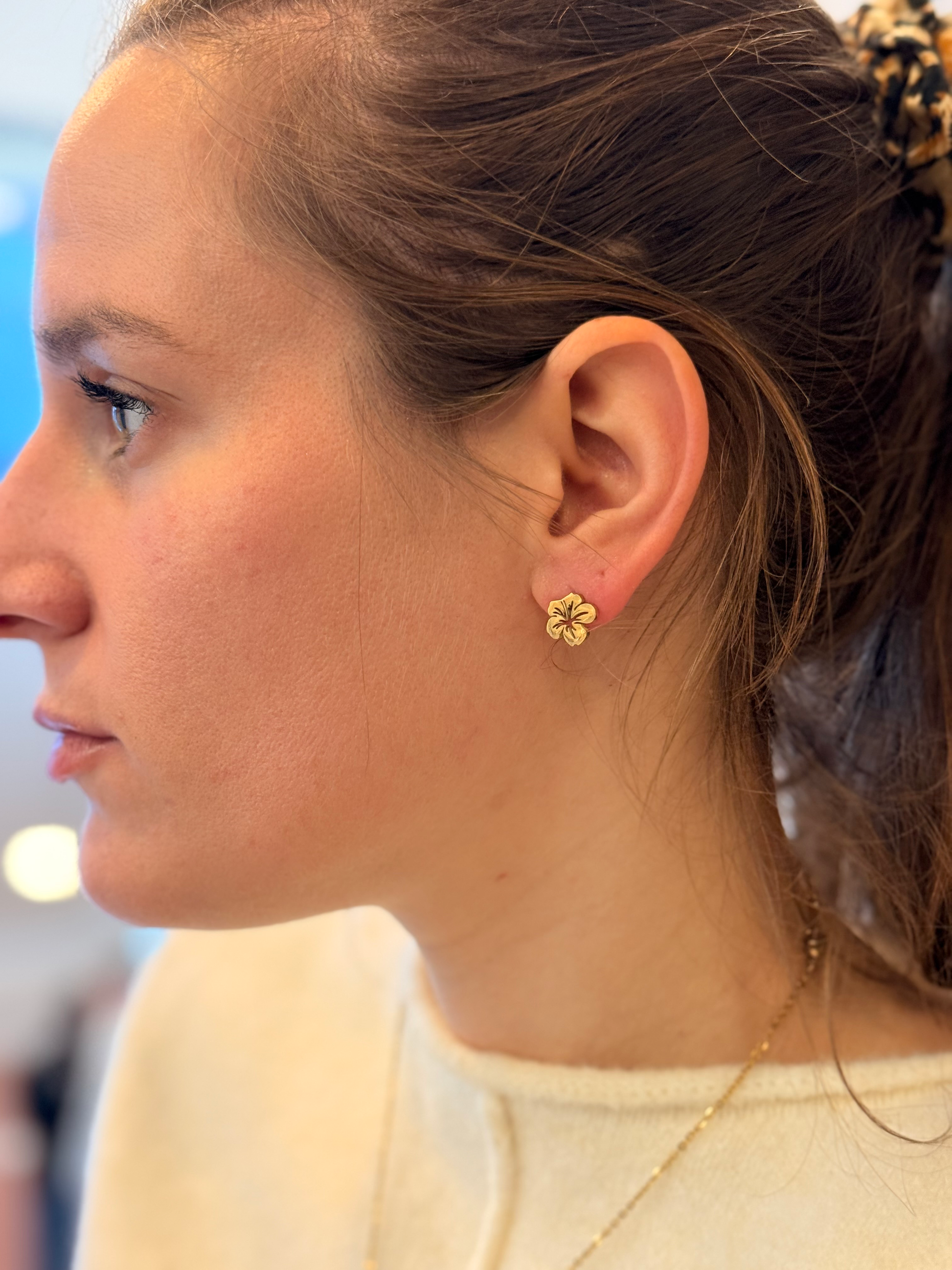 Boucles d’oreilles Pétales d’Or Glaia Collection