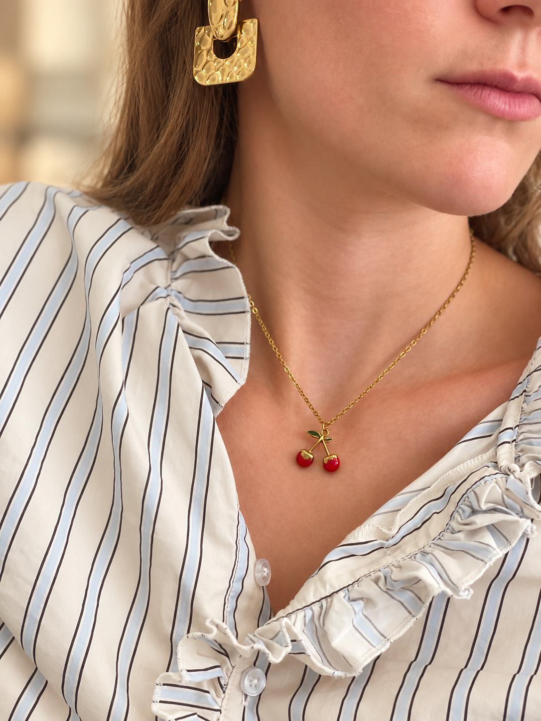 Collier Cerises Glaia Collection
