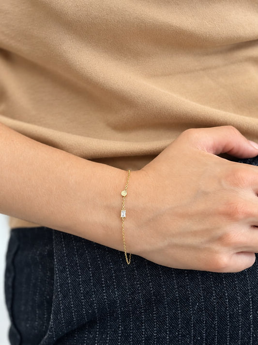 Bracelet chaîne fine — pampilles, baguette ou boussole Glaia Collection