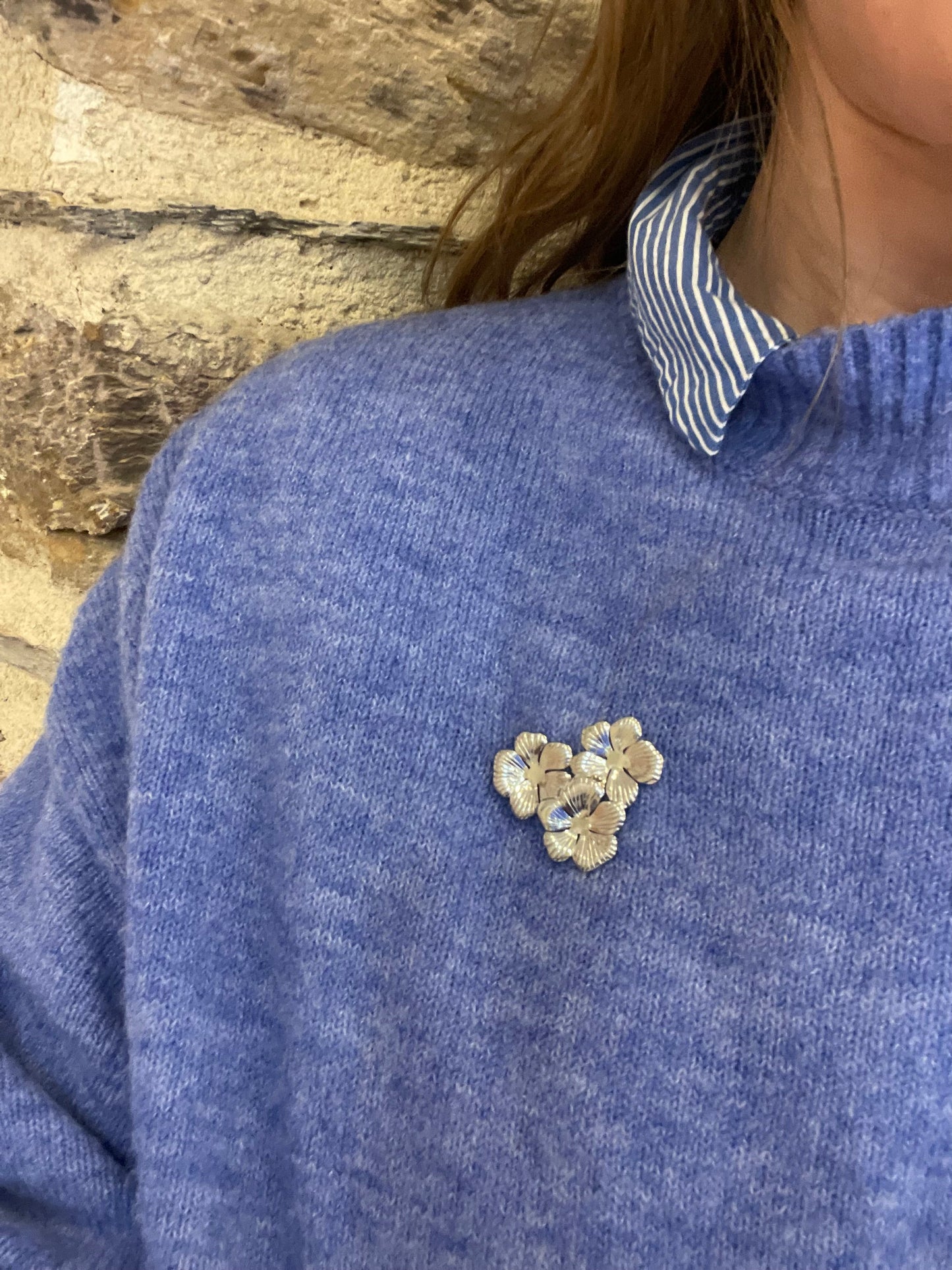 Broche fleur Glaia Collection
