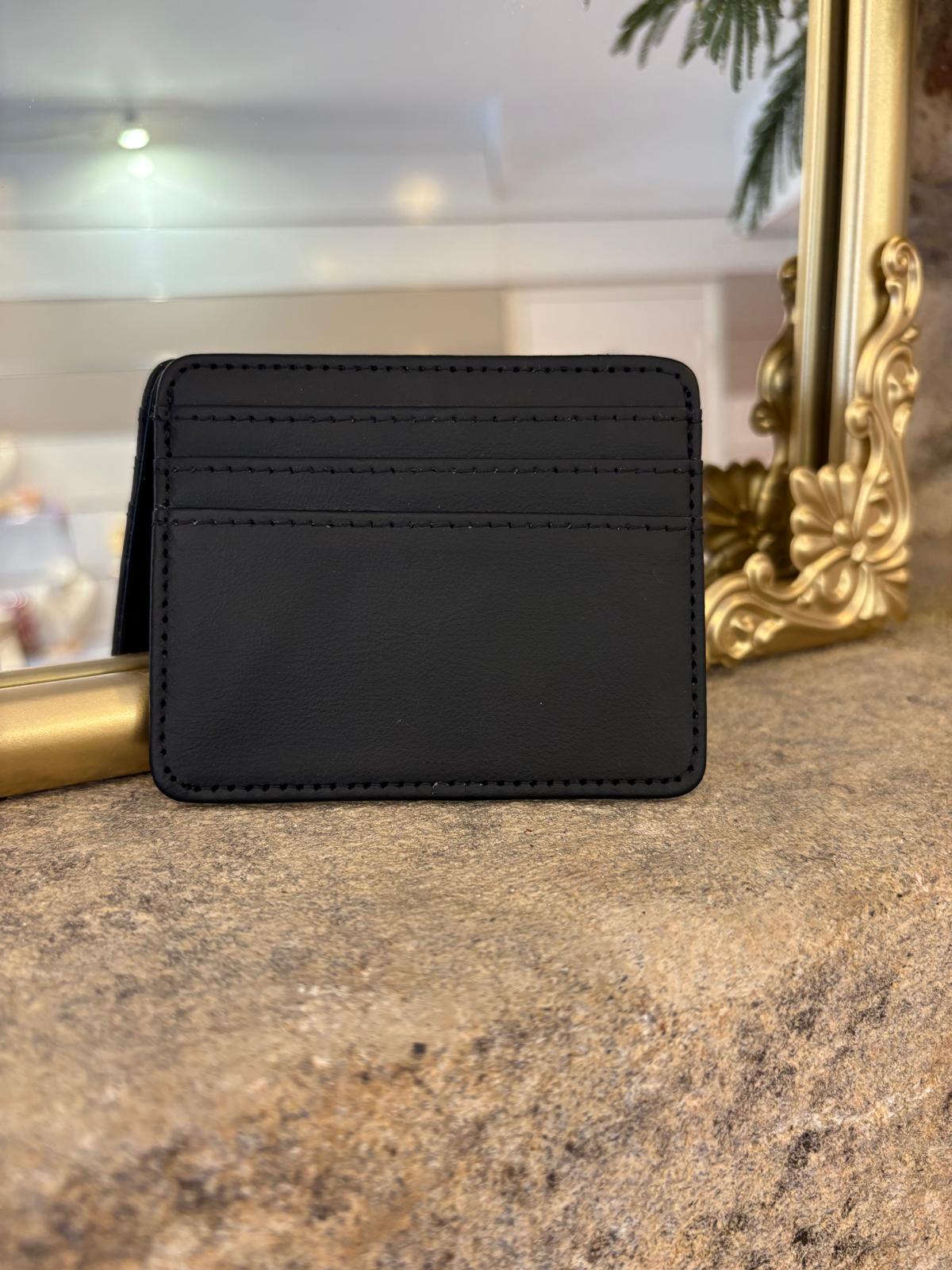 Porte cartes noir Glaia Collection