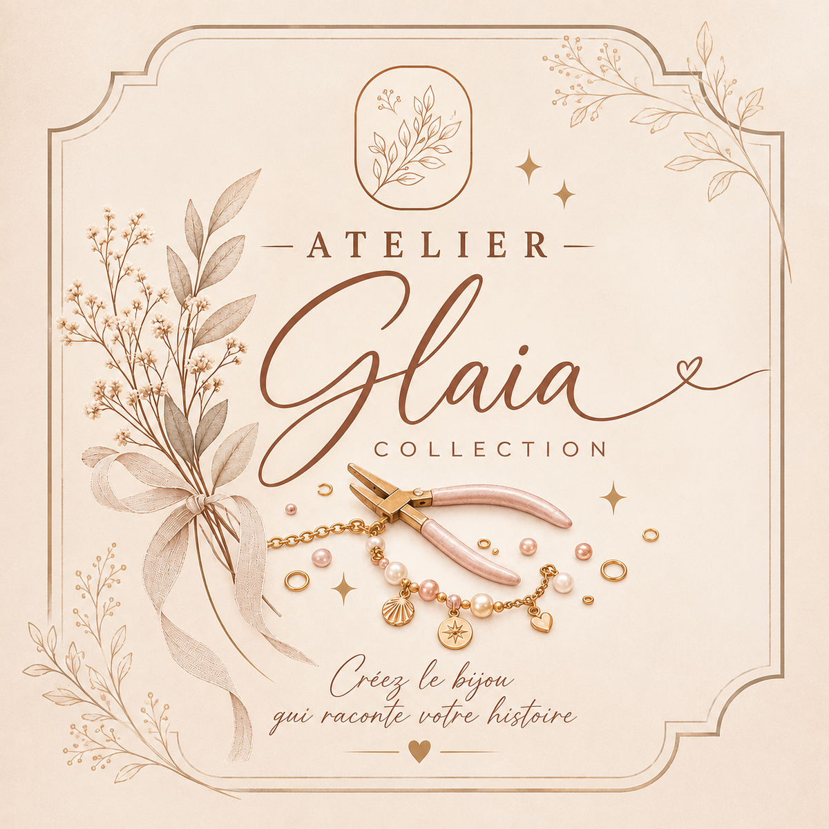 Réservation Atelier Glaia — création de bijou à Guer Glaia Collection