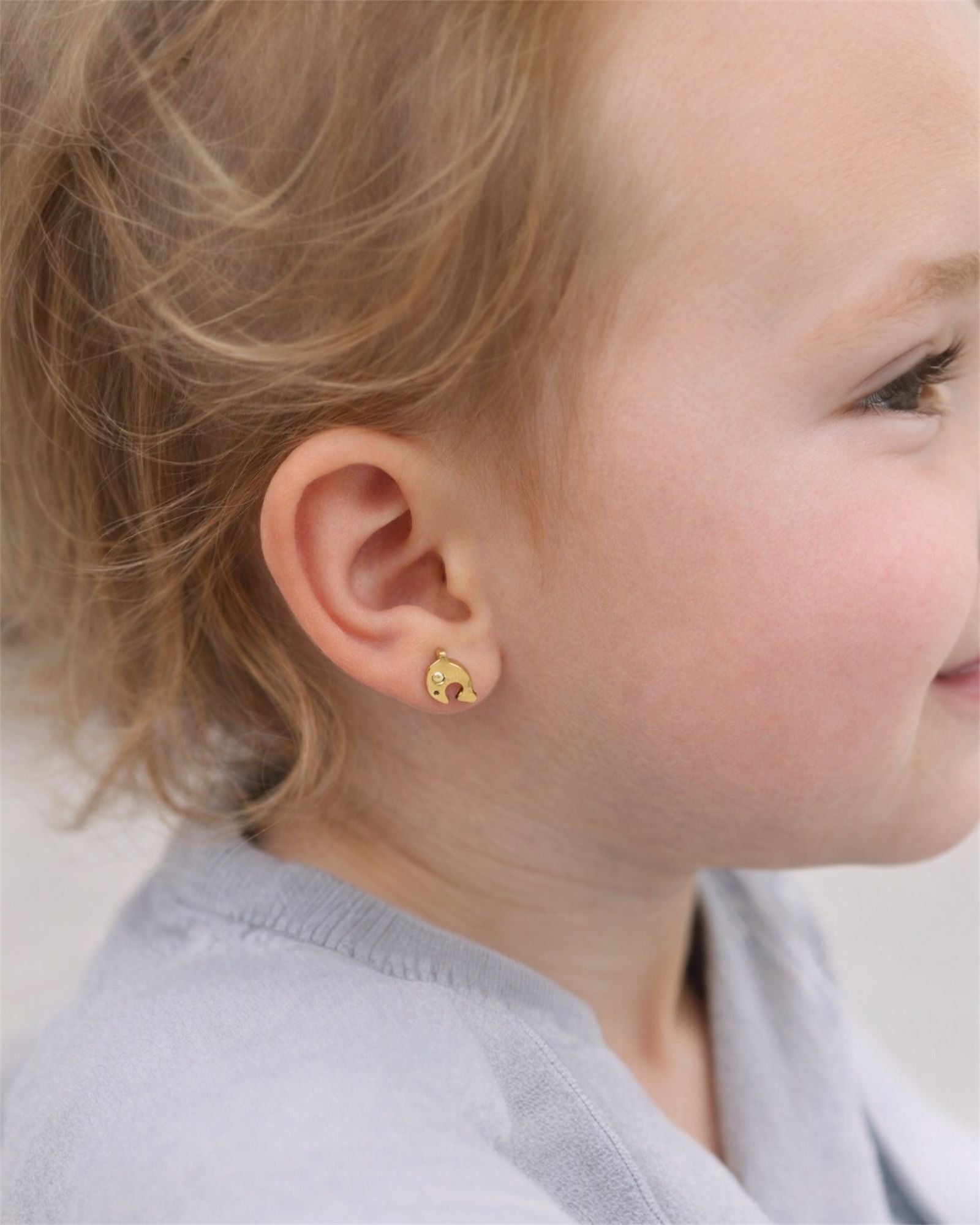 Boucles d'oreilles enfants dauphin Glaia Collection
